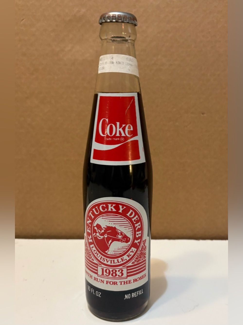 1983 Kentucky Derby 109th Run For The Roses Commemorative Coke
Bottle *Unopened*